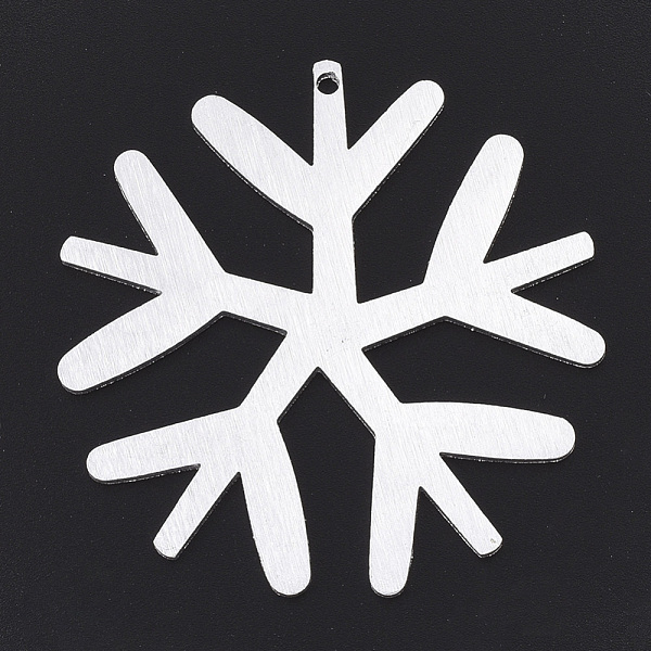 PandaHall Aluminium Pendants, Laser Cut Pendants, Snowflake, Silver Color Plated, 49.5x49x1mm, Hole: 2mm Aluminum Snowflake
PandaHall Aluminium Pendants, Laser Cut Pendants, Snowflake, Silver Color Plated, 49.5x49x1mm, Hole: 2mm Aluminum Snowflake