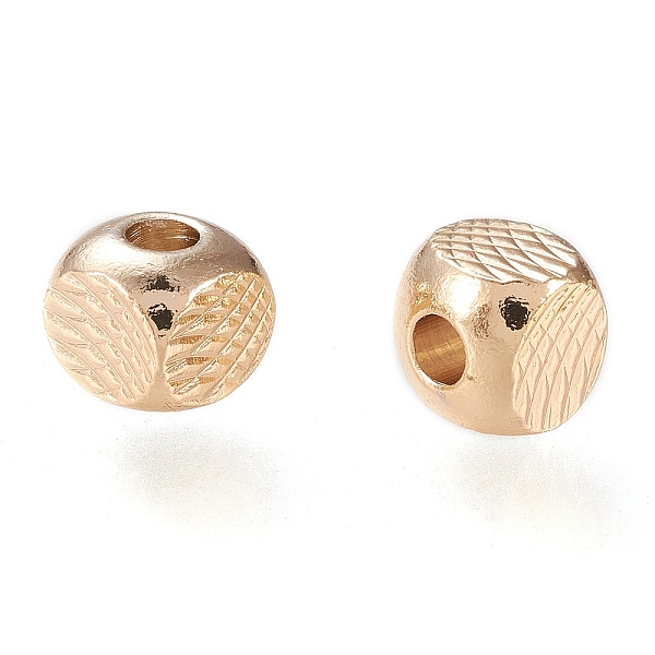 PandaHall Brass Spacer Beads, Long-Lasting Plated, Textured Cube, Real 18K Gold Plated, 6x5.5x5.5mm, Hole: 2.5mm Brass Cube
PandaHall Brass Spacer Beads, Long-Lasting Plated, Textured Cube, Real 18K Gold Plated, 6x5.5x5.5mm, Hole: 2.5mm Brass Cube