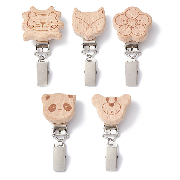 PandaHall Iron ID Card Clips with Wood Animal, Badge Holder Clip, Mixed Shapes, 71~80mm Wood Mixed Shapes Orange
PandaHall Iron ID Card Clips with Wood Animal, Badge Holder Clip, Mixed Shapes, 71~80mm Wood Mixed Shapes Orange