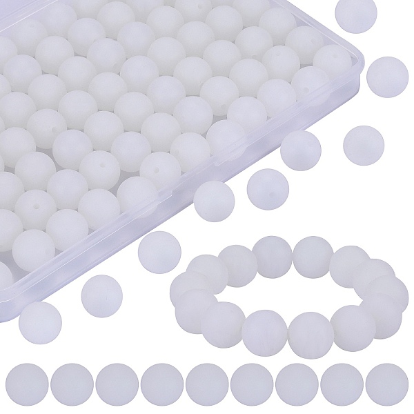 PandaHall 80Pcs Round Silicone Focal Beads, Chewing Beads For Teethers, DIY Nursing Necklaces Making, White, 15mm, Hole: 2mm Silicone Round...
PandaHall 80Pcs Round Silicone Focal Beads, Chewing Beads For Teethers, DIY Nursing Necklaces Making, White, 15mm, Hole: 2mm Silicone Round...