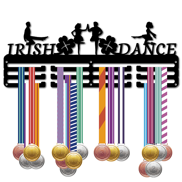 PandaHall Fashion Iron Medal Hanger Holder Display Wall Rack, 3-Line, with Screws, Black, Irish Dance, Sports, 150x400mm, Hole: 5mm Iron...
PandaHall Fashion Iron Medal Hanger Holder Display Wall Rack, 3-Line, with Screws, Black, Irish Dance, Sports, 150x400mm, Hole: 5mm Iron...