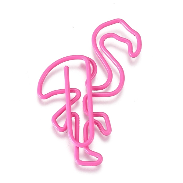 PandaHall Flamingo Shape Iron Paperclips, Cute Paper Clips, Funny Bookmark Marking Clips, Pink, 41x26x3mm Iron Pink
PandaHall Flamingo Shape Iron Paperclips, Cute Paper Clips, Funny Bookmark Marking Clips, Pink, 41x26x3mm Iron Pink