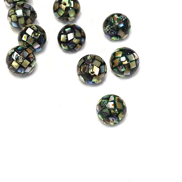 PandaHall Natural Abalone Shell Beads, Abalone Shell/Paua ShellRound Beads, Colorful, 10mm Paua Shell Round
PandaHall Natural Abalone Shell Beads, Abalone Shell/Paua ShellRound Beads, Colorful, 10mm Paua Shell Round
