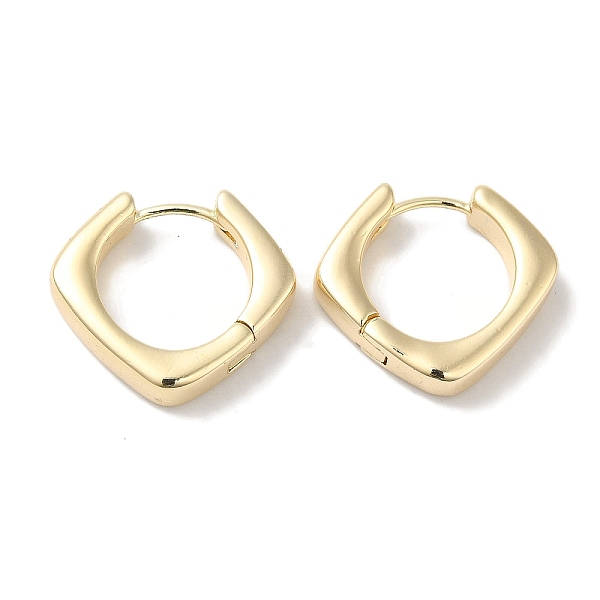 PandaHall Rhombus Brass Hoop Earrings for Women, Real 18K Gold Plated, 17.5x4.5mm Brass Rhombus
PandaHall Rhombus Brass Hoop Earrings for Women, Real 18K Gold Plated, 17.5x4.5mm Brass Rhombus