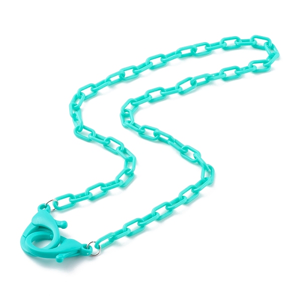 PandaHall Personalized Opaque Acrylic Cable Chain Necklaces, Handbag Chains, with Plastic Lobster Claw Clasps, Turquoise, 23.03 inch(58.5cm)..., Green
PandaHall Personalized Opaque Acrylic Cable Chain Necklaces, Handbag Chains, with Plastic Lobster Claw Clasps, Turquoise, 23.03 inch(58.5cm)..., Green