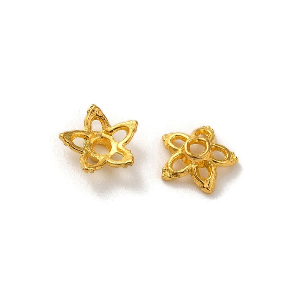 PandaHall Alloy Beads Caps, Lead Free & Cadmium Free, Multi-Petal Flower, Golden, 7.5x2.5mm, Hole: 1.1mm Alloy
PandaHall Alloy Beads Caps, Lead Free & Cadmium Free, Multi-Petal Flower, Golden, 7.5x2.5mm, Hole: 1.1mm Alloy