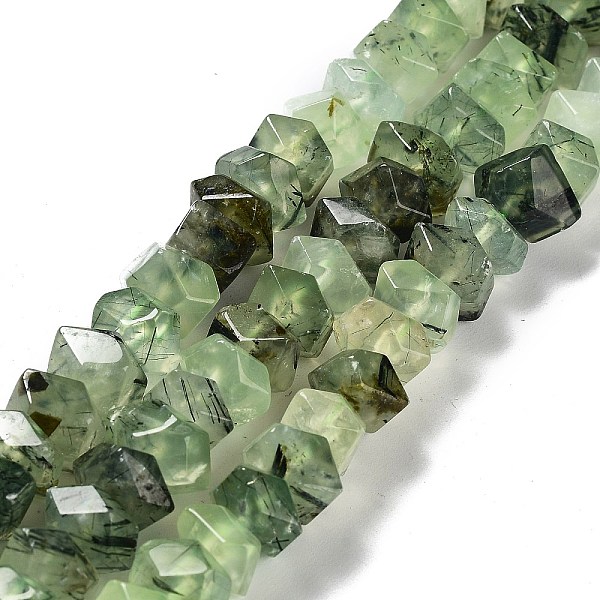 PandaHall Natural Prehnite Beads Strands, Nuggets, Faceted, 6~8x10.5~14x8~9.5mm, Hole: 1.2mm, about 57~61pcs/strand, 15.16''~15.39''...
PandaHall Natural Prehnite Beads Strands, Nuggets, Faceted, 6~8x10.5~14x8~9.5mm, Hole: 1.2mm, about 57~61pcs/strand, 15.16''~15.39''...