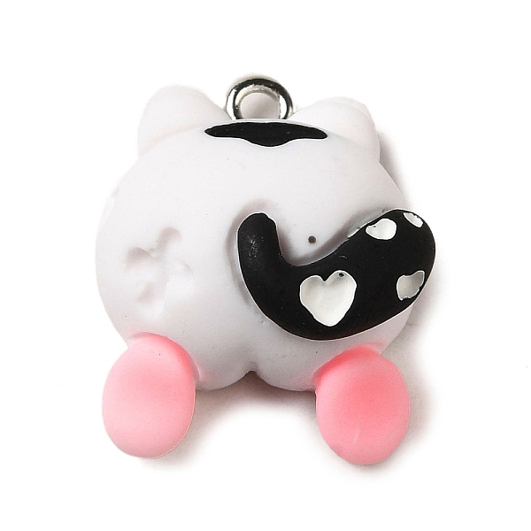 PandaHall Opaque Resin Pendants, Cow Butt Charms with Platinum Plated Iron Loops, White, 22x18x12mm, Hole: 2mm Iron+Resin Cattle White
PandaHall Opaque Resin Pendants, Cow Butt Charms with Platinum Plated Iron Loops, White, 22x18x12mm, Hole: 2mm Iron+Resin Cattle White