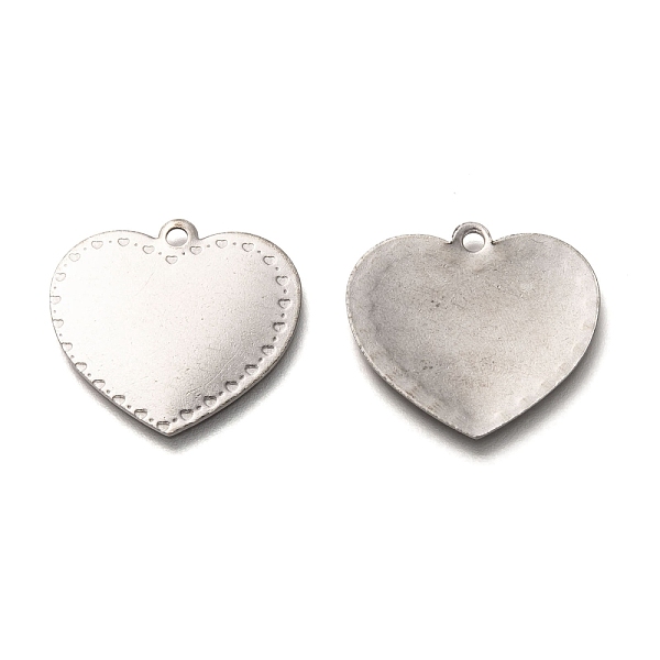 PandaHall 304 Stainless Steel Pendants, Laser Cut, Heart, Stainless Steel Color, 26.5x25x1mm, Hole: 2mm 304 Stainless Steel Heart
PandaHall 304 Stainless Steel Pendants, Laser Cut, Heart, Stainless Steel Color, 26.5x25x1mm, Hole: 2mm 304 Stainless Steel Heart