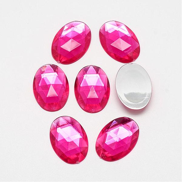 PandaHall Acrylic Rhinestone Flat Back Cabochons, Faceted, Bottom Silver Plated, Oval, Camellia, 40x30x7~7.5mm Acrylic Rhinestone Oval Pink
PandaHall Acrylic Rhinestone Flat Back Cabochons, Faceted, Bottom Silver Plated, Oval, Camellia, 40x30x7~7.5mm Acrylic Rhinestone Oval Pink