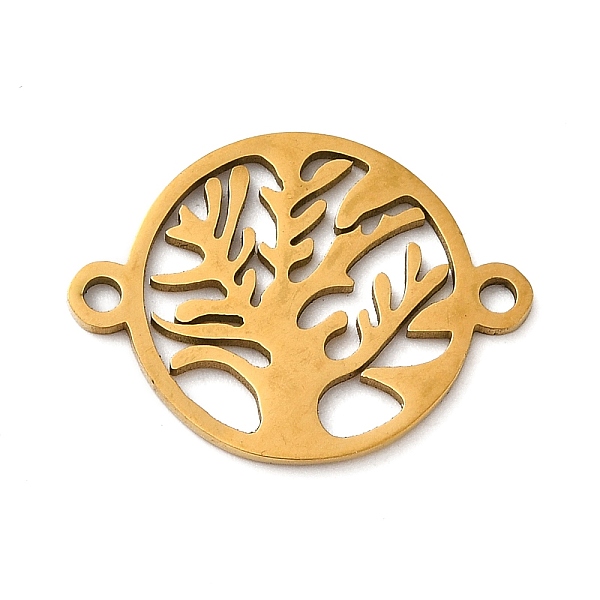 PandaHall 304 Stainless Steel Connector Charms, Flat Round with Tree of Life Links, Golden, 22.5x17x1mm, Hole: 1.6mm 304 Stainless Steel...
PandaHall 304 Stainless Steel Connector Charms, Flat Round with Tree of Life Links, Golden, 22.5x17x1mm, Hole: 1.6mm 304 Stainless Steel...