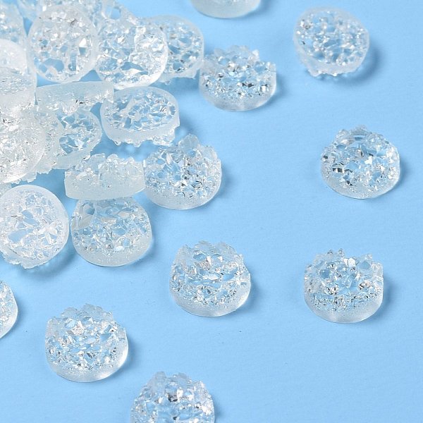 PandaHall Transparent Druzy Resin Cabochons, Flat Round, Clear, 8x3mm Resin Flat Round Clear
PandaHall Transparent Druzy Resin Cabochons, Flat Round, Clear, 8x3mm Resin Flat Round Clear