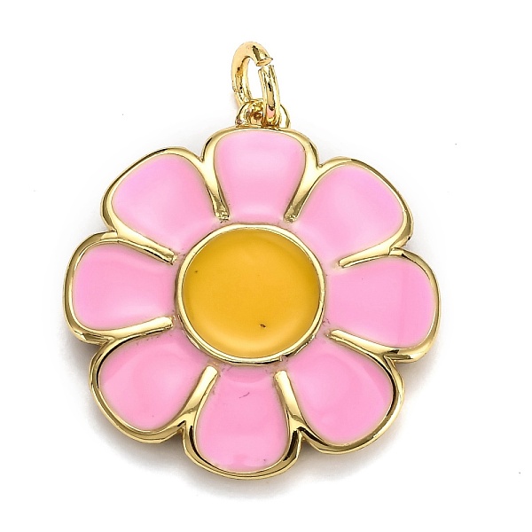 PandaHall Brass Enamel Pendants, Long-Lasting Plated, with Jump Ring, Real 18K Gold Plated, Flower, Pink, 22.5x21.5x2.5mm, Hole: 3mm...
PandaHall Brass Enamel Pendants, Long-Lasting Plated, with Jump Ring, Real 18K Gold Plated, Flower, Pink, 22.5x21.5x2.5mm, Hole: 3mm...
