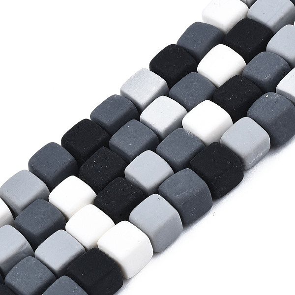 PandaHall Handmade Polymer Clay Beads Strands, Cube, Gray, 6~7x6~7x5~7mm, Hole: 1.8mm, about 62~64pcs/strand, 15.55 inch~16.34 inch...
PandaHall Handmade Polymer Clay Beads Strands, Cube, Gray, 6~7x6~7x5~7mm, Hole: 1.8mm, about 62~64pcs/strand, 15.55 inch~16.34 inch...