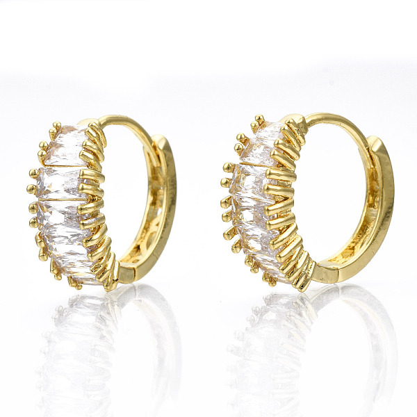 PandaHall Sparkle Cubic Zirconia Huggie Hoop Earrings for Girl Women, Nickel Free, Real 16K Gold Plated, 18x19x7.5mm, Pin: 1mm Cubic..., Clear
PandaHall Sparkle Cubic Zirconia Huggie Hoop Earrings for Girl Women, Nickel Free, Real 16K Gold Plated, 18x19x7.5mm, Pin: 1mm Cubic..., Clear