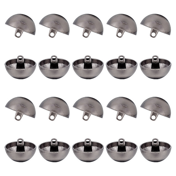 PandaHall UNICRAFTALE About 20Pcs 1-Hole Alloy Shank Buttons Half Round Shank Buttons Black Dome Shank Buttons Metal Sewing Buttons for Men...
PandaHall UNICRAFTALE About 20Pcs 1-Hole Alloy Shank Buttons Half Round Shank Buttons Black Dome Shank Buttons Metal Sewing Buttons for Men...