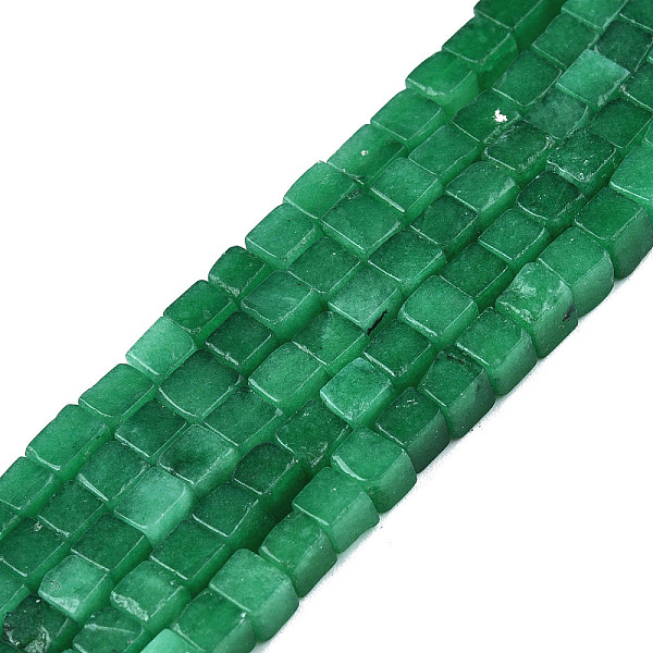 PandaHall Natural White Jade Beads Strands, Dyed, Cube, Green, 4~4.5x4~4.5x4~4.5mm, Hole: 1mm, about 88pcs/strand, 15.16 inch(38.5cm) White...
PandaHall Natural White Jade Beads Strands, Dyed, Cube, Green, 4~4.5x4~4.5x4~4.5mm, Hole: 1mm, about 88pcs/strand, 15.16 inch(38.5cm) White...