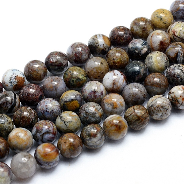 PandaHall Natural Pietersite Beads Strands, Round, 10mm, Hole: 1mm, about 38pcs/strand, 15.75 inch(40cm) Pietersite Round
PandaHall Natural Pietersite Beads Strands, Round, 10mm, Hole: 1mm, about 38pcs/strand, 15.75 inch(40cm) Pietersite Round