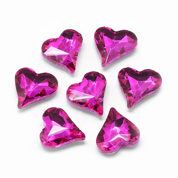PandaHall Pointed Back Glass Rhinestone Cabochons, Faceted, Back Plated, Heart, Camellia, 12x11.8x4.5mm Glass Rhinestone Heart Pink
PandaHall Pointed Back Glass Rhinestone Cabochons, Faceted, Back Plated, Heart, Camellia, 12x11.8x4.5mm Glass Rhinestone Heart Pink