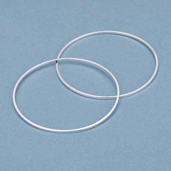 PandaHall Brass Linking Rings, Long-Lasting Plated, Round Ring, 925 Sterling Silver Plated, 40x1mm, Inner Diameter: 38mm Brass Ring
PandaHall Brass Linking Rings, Long-Lasting Plated, Round Ring, 925 Sterling Silver Plated, 40x1mm, Inner Diameter: 38mm Brass Ring