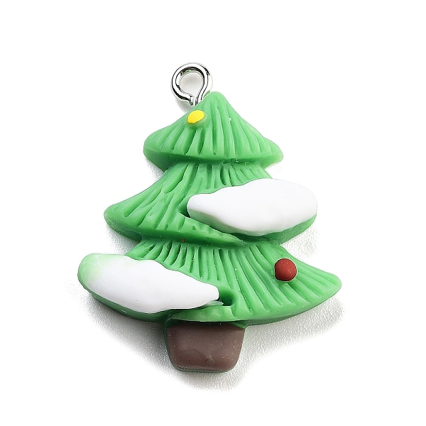 PandaHall Christmas Theme Opaque Resin Pendants, with Platinum Tone Iron Loops, Christmas Tree, 30x24x7.5mm, Hole: 2mm Iron+Resin Christmas..., Green
PandaHall Christmas Theme Opaque Resin Pendants, with Platinum Tone Iron Loops, Christmas Tree, 30x24x7.5mm, Hole: 2mm Iron+Resin Christmas..., Green