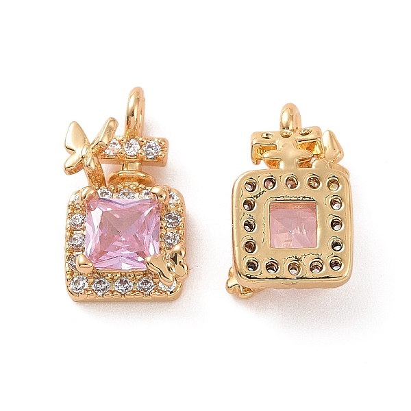 PandaHall Brass Micro Pave Clear Cubic Zirconia Charms, with Pearl Pink Glass, Perfume Bottle with Butterfly, Real 18K Gold Plated..., Purple
PandaHall Brass Micro Pave Clear Cubic Zirconia Charms, with Pearl Pink Glass, Perfume Bottle with Butterfly, Real 18K Gold Plated..., Purple