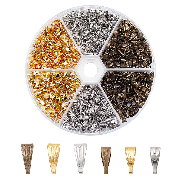 PandaHall CHGCRAFT 810Pcs 6 Style Iron Snap On Bails, Mixed Color, 150pcs/Style Iron
PandaHall CHGCRAFT 810Pcs 6 Style Iron Snap On Bails, Mixed Color, 150pcs/Style Iron