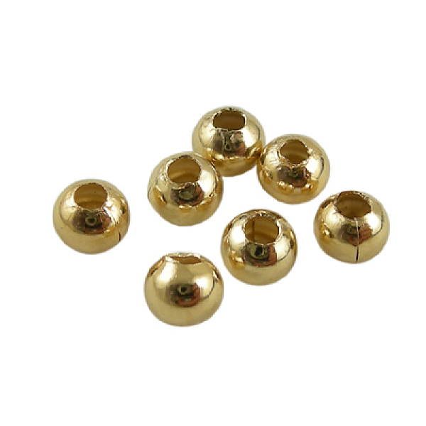 PandaHall Eco-Friendly Brass Smooth Round Beads, Seamed Spacer Beads, Long-Lasting Plated, Cadmium Free & Lead Free, Golden, 3mm, Hole: 1mm...
PandaHall Eco-Friendly Brass Smooth Round Beads, Seamed Spacer Beads, Long-Lasting Plated, Cadmium Free & Lead Free, Golden, 3mm, Hole: 1mm...