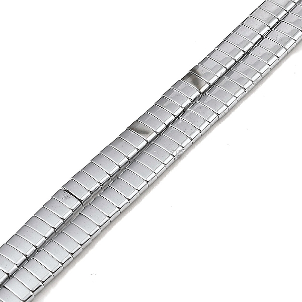 PandaHall Electroplated Non-magnetic Synthetic Hematite Beads Strands, Rectangle, 2-Hole, Silver Plated, 5x2x2mm, Hole: 0.8mm, about...
PandaHall Electroplated Non-magnetic Synthetic Hematite Beads Strands, Rectangle, 2-Hole, Silver Plated, 5x2x2mm, Hole: 0.8mm, about...