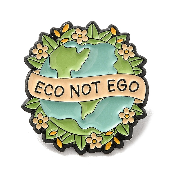 PandaHall ECO NOT EGO Flower Plant Earth Alloy Enamel Pin Brooch, for Backpack Clothes, Beige, 30x28x1mm Alloy+Enamel Flat Round Yellow
PandaHall ECO NOT EGO Flower Plant Earth Alloy Enamel Pin Brooch, for Backpack Clothes, Beige, 30x28x1mm Alloy+Enamel Flat Round Yellow