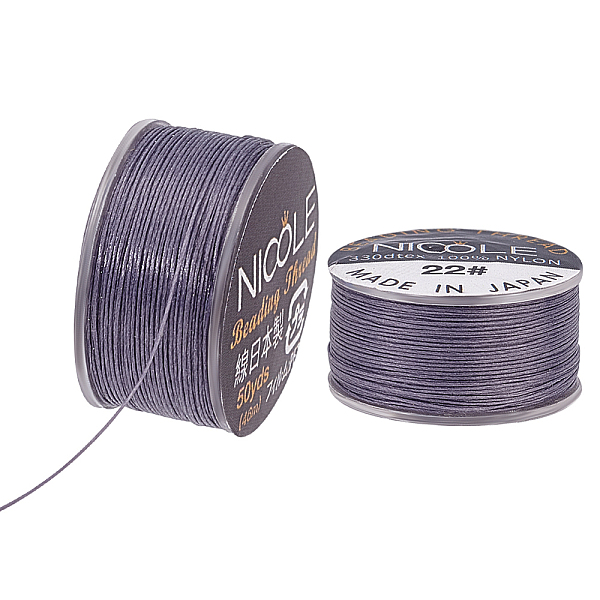 PandaHall Nylon Beading Thread, Seed Bead Thread, Nylon String for Jewelry Beading Bracelets Making, Gray, 0.1mm, about 50.31 Yards...
PandaHall Nylon Beading Thread, Seed Bead Thread, Nylon String for Jewelry Beading Bracelets Making, Gray, 0.1mm, about 50.31 Yards...