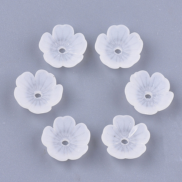 PandaHall 5-Petal Transparent Acrylic Bead Caps, Frosted, Flower, Clear, 11x11x4mm, Hole: 1.2mm Acrylic Clear
PandaHall 5-Petal Transparent Acrylic Bead Caps, Frosted, Flower, Clear, 11x11x4mm, Hole: 1.2mm Acrylic Clear