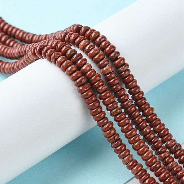 PandaHall Natural Red Jasper Beads Strands, FlatRound/Disc, 4x2mm, Hole: 0.9mm, about 187~196pcs/strand, 15.16~15.55 inch(38.5~39.5cm) Red...
PandaHall Natural Red Jasper Beads Strands, FlatRound/Disc, 4x2mm, Hole: 0.9mm, about 187~196pcs/strand, 15.16~15.55 inch(38.5~39.5cm) Red...