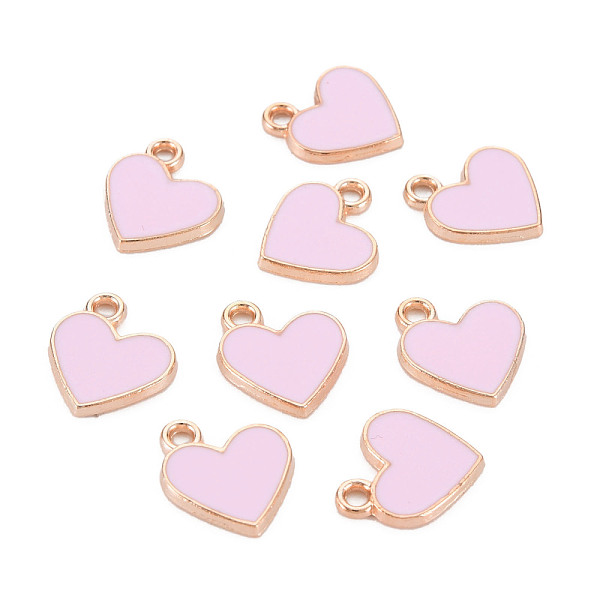 PandaHall Alloy Enamel Charms, Heart, Golden, Pearl Pink, 12x11x1.5mm, Hole: 1.5mm Alloy+Enamel Heart Pink
PandaHall Alloy Enamel Charms, Heart, Golden, Pearl Pink, 12x11x1.5mm, Hole: 1.5mm Alloy+Enamel Heart Pink