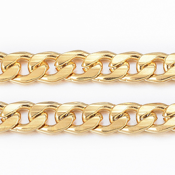 PandaHall 3.28 Feet Ion Plating(IP) 304 Stainless Steel Cuban Link Chains, Chunky Curb Chains, Twisted Chains, Unwelded, Golden, 5.5x3.8x1mm...
PandaHall 3.28 Feet Ion Plating(IP) 304 Stainless Steel Cuban Link Chains, Chunky Curb Chains, Twisted Chains, Unwelded, Golden, 5.5x3.8x1mm...