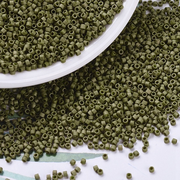 PandaHall MIYUKI Delica Beads Small, Cylinder, Japanese Seed Beads, 15/0, (DBS0371) Matte Opaque Yellow Gold Luster, 1.1x1.3mm, Hole: 0.7mm..., Green
PandaHall MIYUKI Delica Beads Small, Cylinder, Japanese Seed Beads, 15/0, (DBS0371) Matte Opaque Yellow Gold Luster, 1.1x1.3mm, Hole: 0.7mm..., Green