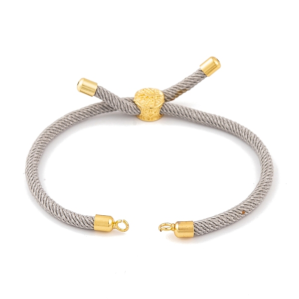 PandaHall Nylon Cords Bracelet Makings Fit for Connector Charms, with Golden Brass Tree Slider Beads, Long-Lasting Plated, Gainsboro, 8-5/8..., Gray
PandaHall Nylon Cords Bracelet Makings Fit for Connector Charms, with Golden Brass Tree Slider Beads, Long-Lasting Plated, Gainsboro, 8-5/8..., Gray