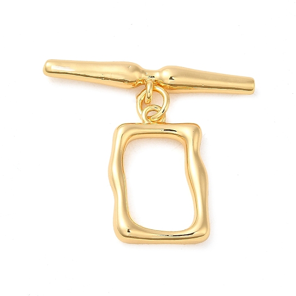 PandaHall Brass Toggle Clasps, Rectangle, Real 18K Gold Plated, Rectangle: 19.5x13x3mm, Hole: 1.6mm; Bar: 28x5.5x3.5mm, Hole: 1.6mm Brass...
PandaHall Brass Toggle Clasps, Rectangle, Real 18K Gold Plated, Rectangle: 19.5x13x3mm, Hole: 1.6mm; Bar: 28x5.5x3.5mm, Hole: 1.6mm Brass...