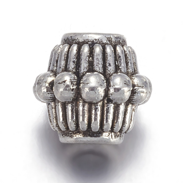 PandaHall Tibetan Style Alloy Beads, Cadmium Free & Lead Free, Bicone, Antique Silver, about 7.5mm wide, 6mm long, Hole: 2mm Alloy Bicone
PandaHall Tibetan Style Alloy Beads, Cadmium Free & Lead Free, Bicone, Antique Silver, about 7.5mm wide, 6mm long, Hole: 2mm Alloy Bicone