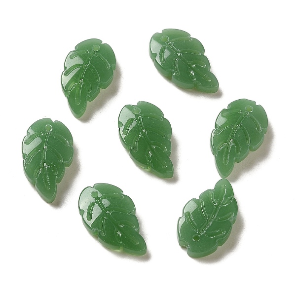 PandaHall Handmade Lampwork Pendants, Leaf, Medium Sea Green, 18x10.5x3mm, Hole: 1mm Lampwork Leaf
PandaHall Handmade Lampwork Pendants, Leaf, Medium Sea Green, 18x10.5x3mm, Hole: 1mm Lampwork Leaf