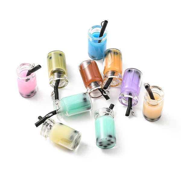 PandaHall Translucent Resin Pendants, Drink Charms, Milk Tea Cup with Metal Loops, Mixed Color, 23.5x10mm, Hole: 1.8mm, about 10pcs/bag..., Multicolor
PandaHall Translucent Resin Pendants, Drink Charms, Milk Tea Cup with Metal Loops, Mixed Color, 23.5x10mm, Hole: 1.8mm, about 10pcs/bag..., Multicolor