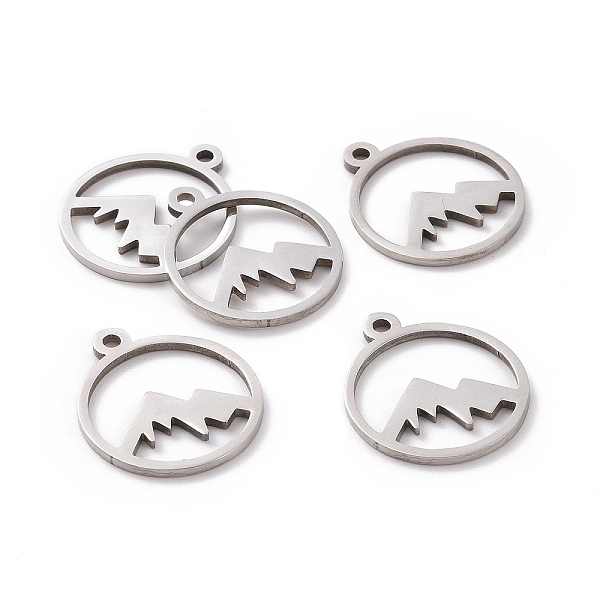 PandaHall 201 Stainless Steel Laser Cut Pendants, Mountain, Stainless Steel Color, 17x14.5x1mm, Hole: 1.5mm 201 Stainless Steel Others
PandaHall 201 Stainless Steel Laser Cut Pendants, Mountain, Stainless Steel Color, 17x14.5x1mm, Hole: 1.5mm 201 Stainless Steel Others