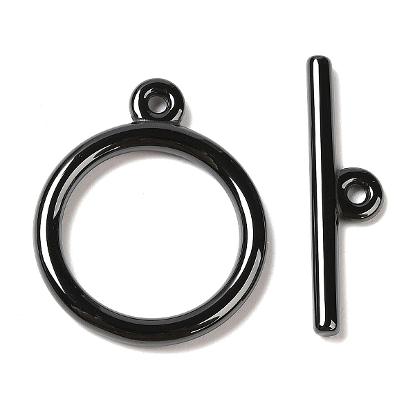 PandaHall Bioceramics Zirconia Ceramic Toggle Clasps, No Fading and Hypoallergenic, Nickle Free, Ring, Black, Ring: 28.5x23.5x3mm, Bar...
PandaHall Bioceramics Zirconia Ceramic Toggle Clasps, No Fading and Hypoallergenic, Nickle Free, Ring, Black, Ring: 28.5x23.5x3mm, Bar...