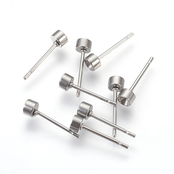 PandaHall 304 Stainless Steel Post Stud Earring Settings, for Pointed Back Xilion Rivoli Rhinestone, Stainless Steel Color, Fit For: 2.5mm...
PandaHall 304 Stainless Steel Post Stud Earring Settings, for Pointed Back Xilion Rivoli Rhinestone, Stainless Steel Color, Fit For: 2.5mm...