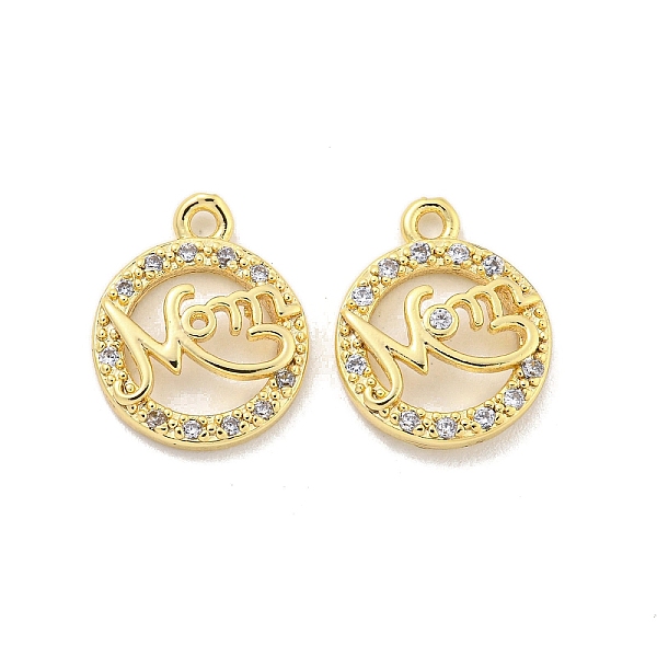 PandaHall Brass Micro Pave Clear Cubic Zirconia Pendant, Round with Word Mom, Golden, 19.5x11.5x2mm, Hole: 1.2mm Brass+Cubic Zirconia Round...
PandaHall Brass Micro Pave Clear Cubic Zirconia Pendant, Round with Word Mom, Golden, 19.5x11.5x2mm, Hole: 1.2mm Brass+Cubic Zirconia Round...