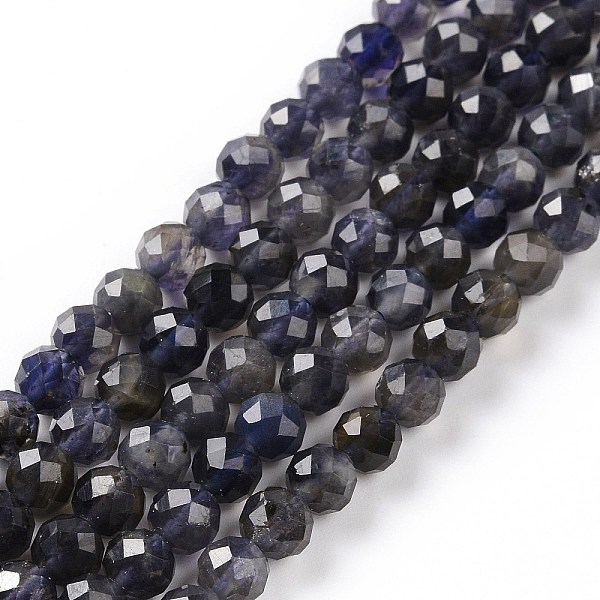 PandaHall Natural Iolite Beads Strands, Faceted, Grade AB+, Round, 6mm, Hole: 0.8mm, about 66pcs/strand, 15.20''(38.6cm) Iolite Round
PandaHall Natural Iolite Beads Strands, Faceted, Grade AB+, Round, 6mm, Hole: 0.8mm, about 66pcs/strand, 15.20''(38.6cm) Iolite Round