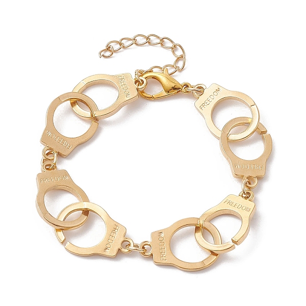 PandaHall Alloy Handcuff with Freedom Link Chain Necklaces for Men Women, Light Gold, 7-5/8 inch(19.5cm) Alloy
PandaHall Alloy Handcuff with Freedom Link Chain Necklaces for Men Women, Light Gold, 7-5/8 inch(19.5cm) Alloy