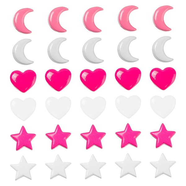 PandaHall 6Pcs 6 Style Spray Painted Brass Beads & Charms for Jewelry Making Findings, Heart & Star & Moon, Pink, 8.5~10x8~10x5.5~6mm, Hole...
PandaHall 6Pcs 6 Style Spray Painted Brass Beads & Charms for Jewelry Making Findings, Heart & Star & Moon, Pink, 8.5~10x8~10x5.5~6mm, Hole...