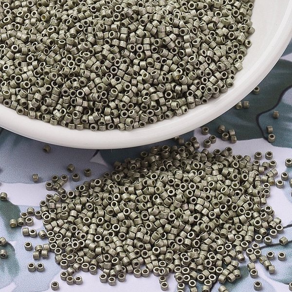 PandaHall MIYUKI Delica Beads, Cylinder, Japanese Seed Beads, 11/0, (DB1851F) Duracoat Galvanized Matte Light Pewter, 1.3x1.6mm, Hole: 0.8mm..., Silver
PandaHall MIYUKI Delica Beads, Cylinder, Japanese Seed Beads, 11/0, (DB1851F) Duracoat Galvanized Matte Light Pewter, 1.3x1.6mm, Hole: 0.8mm..., Silver
