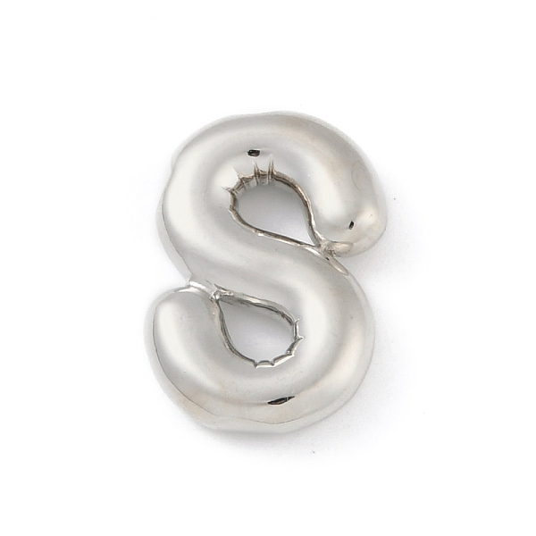 PandaHall Rack Plating Brass Pendants, Long-Lasting Plated, Lead Free & Cadmium Free, Platinum, Letter S, 18.5x12.5x4mm, Hole: 1.8mm Brass...
PandaHall Rack Plating Brass Pendants, Long-Lasting Plated, Lead Free & Cadmium Free, Platinum, Letter S, 18.5x12.5x4mm, Hole: 1.8mm Brass...